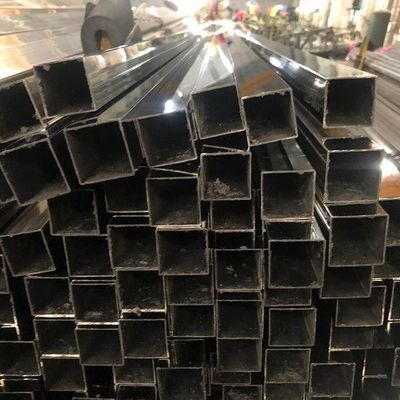 321 8k SS Round Pipe Hollow 304 2b Stainless Steel Rectangular Pipes Rigid Square Tube
