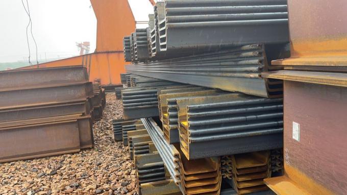 Steel Sheet Pile 600X210X18mm Formed Steel Sheet Pile Price for Building